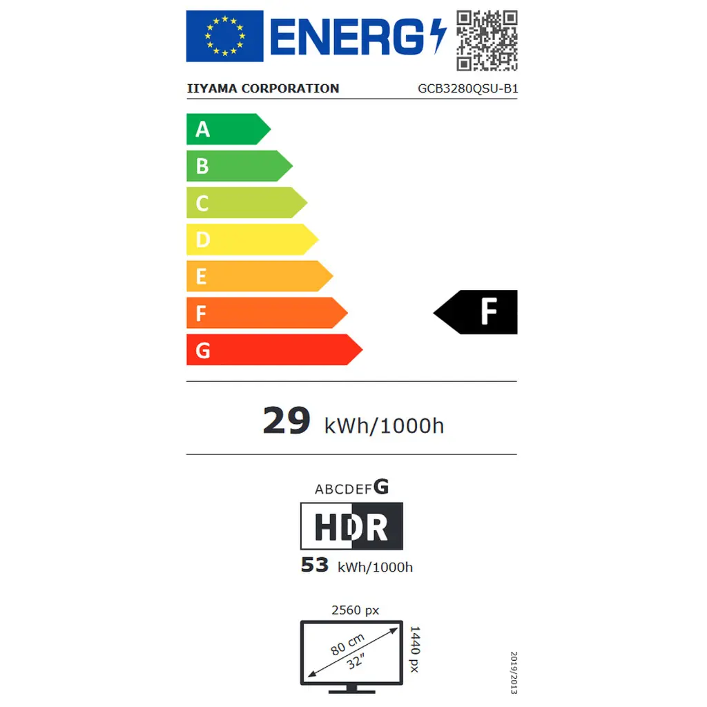 iiyama 32" LED - G-Master GCB3280QSU-B1 Red Eagle