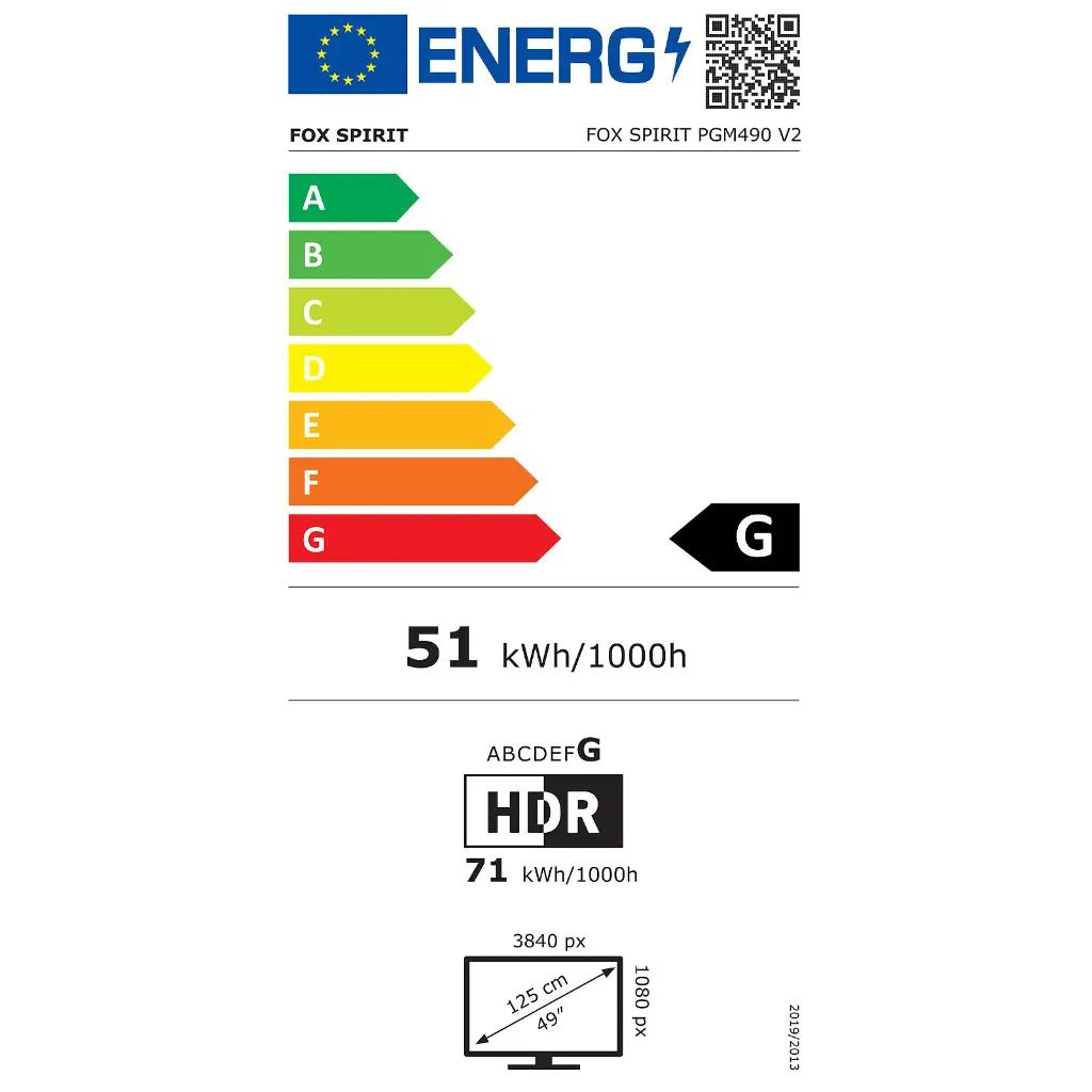 Fox Spirit 49" LED - PGM490 V2