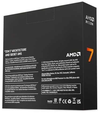 AMD Ryzen 7 9700X (3.8 GHz / 5.5 GHz)
