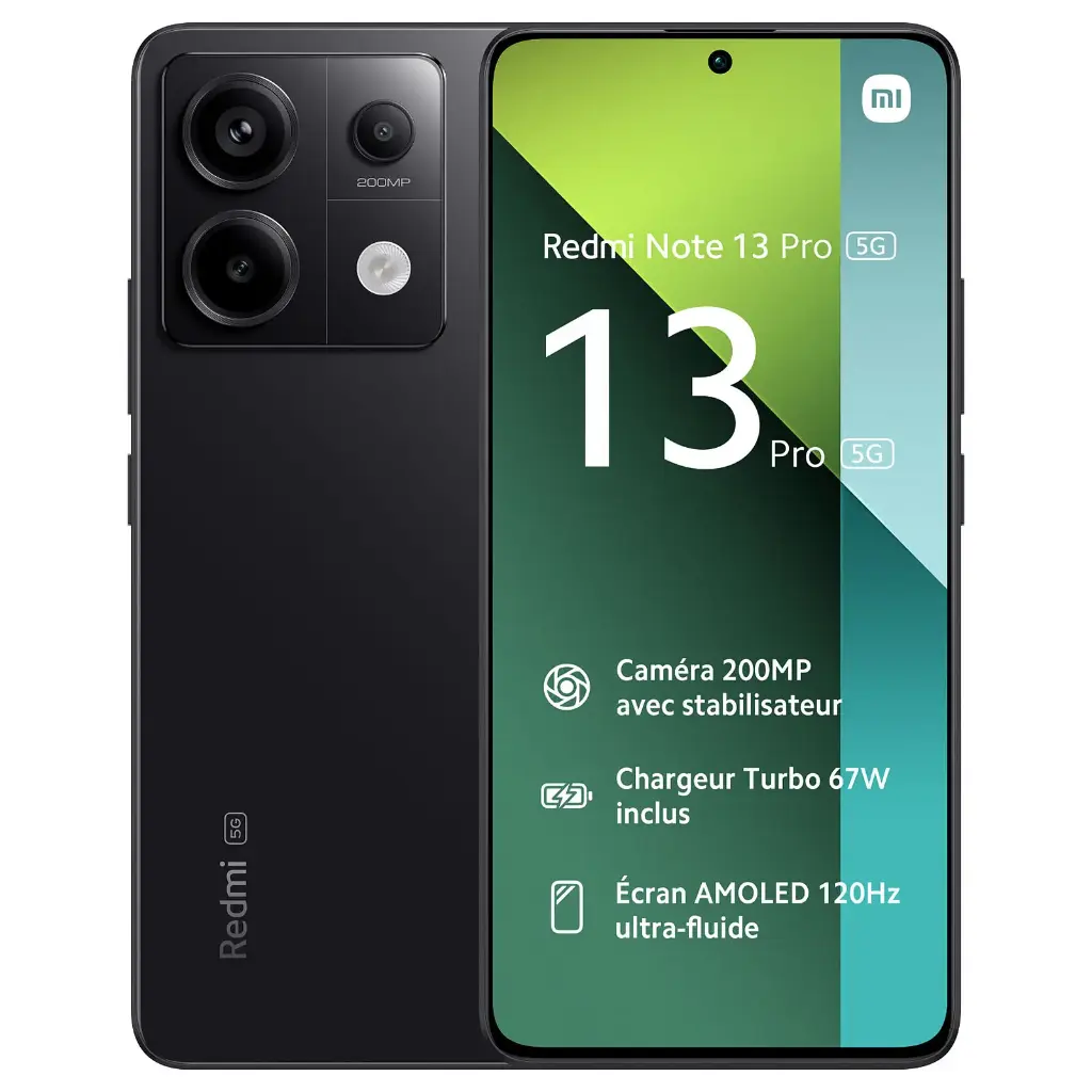 XIAOMI Redmi Note 13 Pro 5G 8/256 Go (Noir)