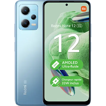 Telephone portable Xiaomi Redmi Note 12 5G 4Go128Go