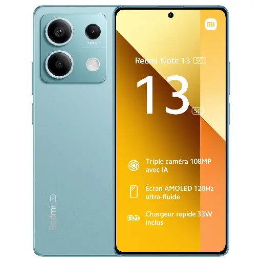 XIAOMI Redmi Note 13 5G 8/256 Go (Bleu)